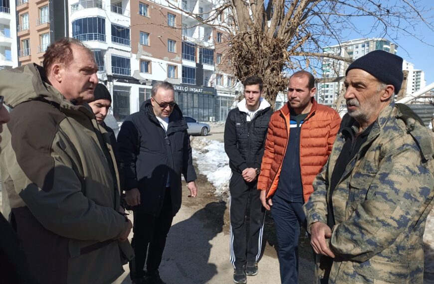 Yönetimimiz Afet Bölgesinde