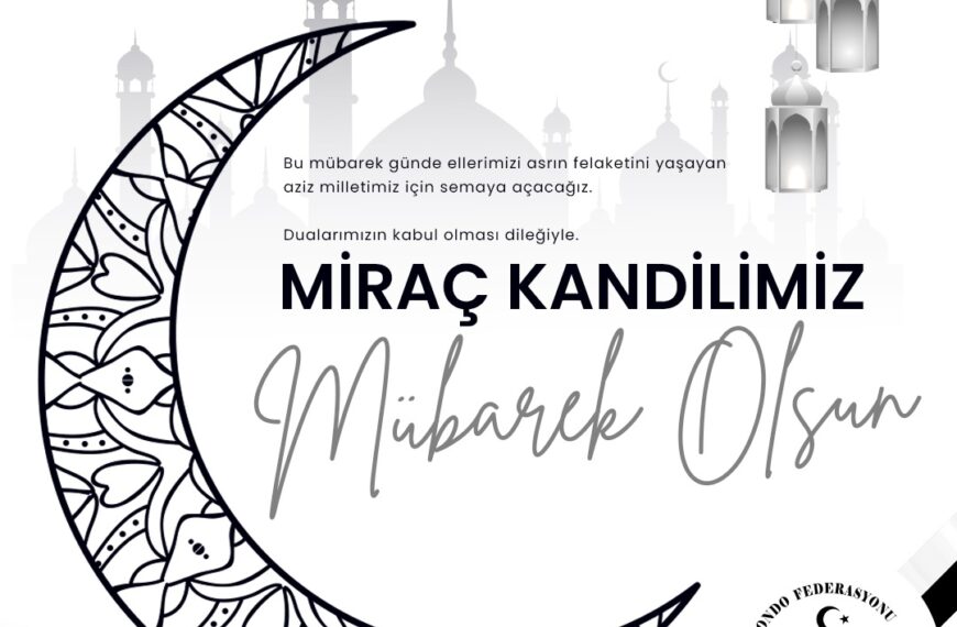 Miraç Kandilimiz Mübarek Olsun