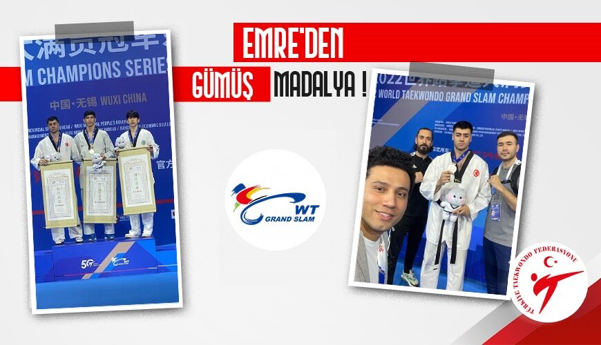 Emre’den gümüş madalya!