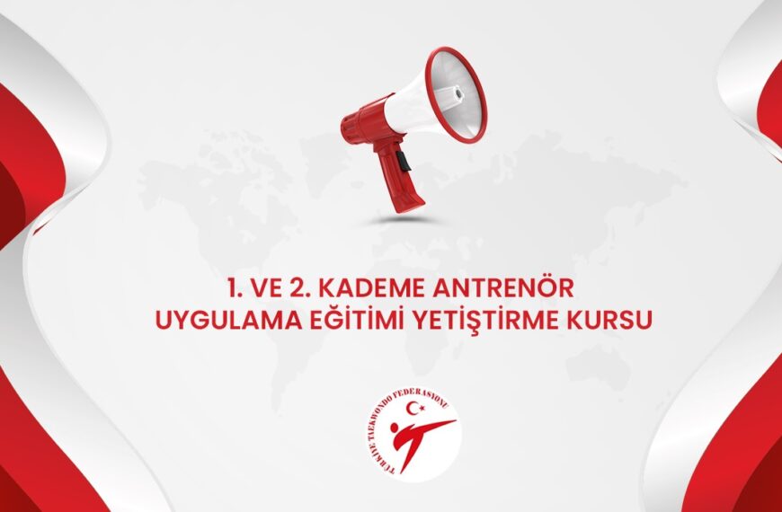 1. ve 2. Kademe Antrenör Uygulama Eğitimi Yetiştirme Kursu