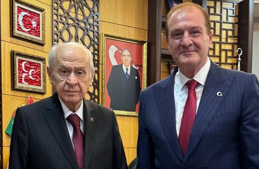 MHP Genel Başkanı Sayın Devlet Bahçeli Başkanımız Şahin’i Kabul Etti