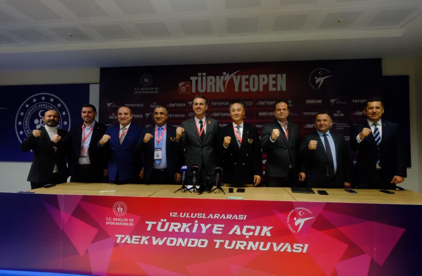 12. Uluslararası Türkiye Açık Taekwondo Turnuvası’nın Basın Toplantısı Düzenlendi