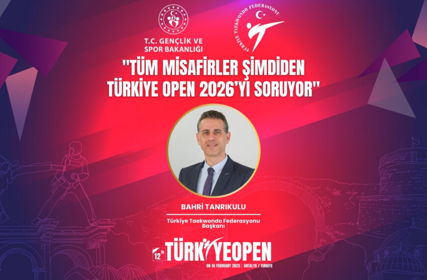 Tanrıkulu: “Tüm misafirler şimdiden Türkiye Open 2026’yı soruyor”