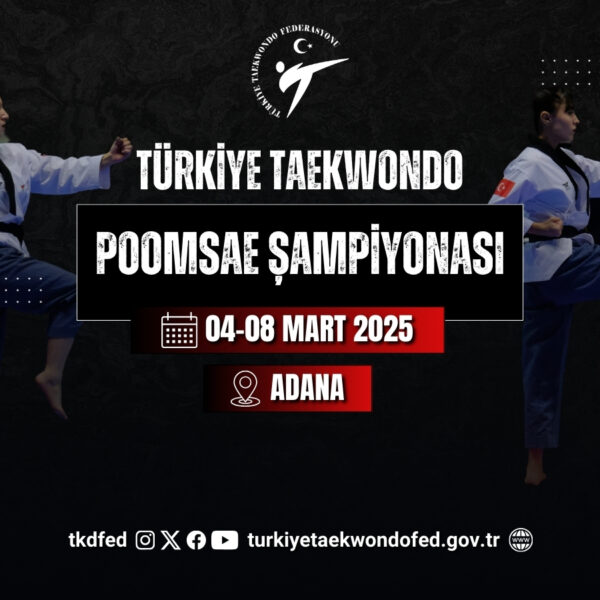 2025 Türkiye Taekwondo Poomsae Şampiyonası (Sonuçlar)