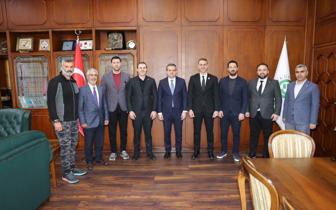 Türkiye Taekwondo ve Kano Federasyonu Başkanlarından Çukurova Üniversitesi Rektörü Prof. Dr. Hamit Emrah Beriş’e Ziyaret