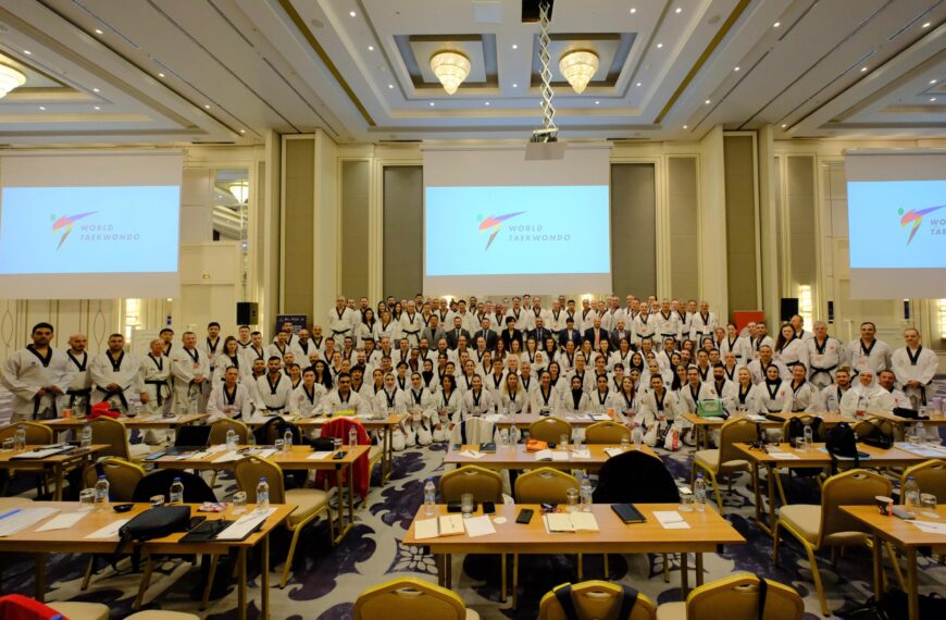 136. WT Kyorugi Uluslararası Hakem Semineri ve 151. WT Kyorugi…