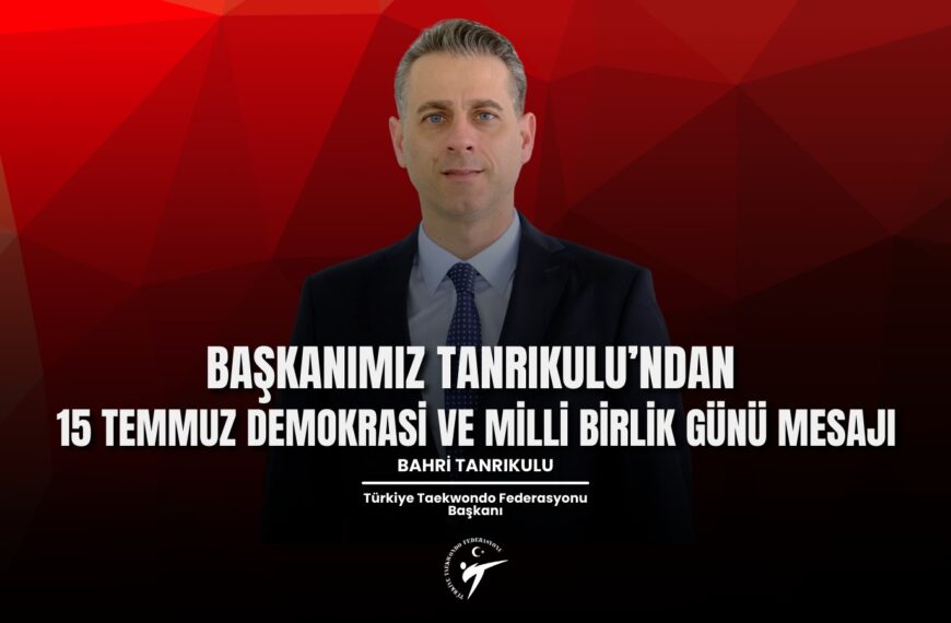 Başkanımız Tanrıkulu’ndan 15 Temmuz Demokrasi ve Milli Birlik Günü Mesajı
