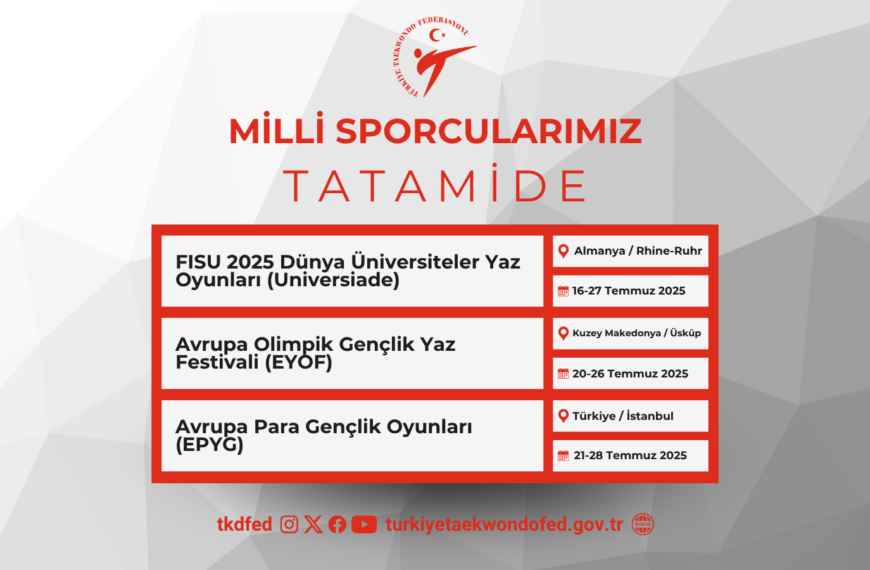 Tatamide milli mücadele başlıyor!