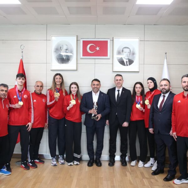 Şampiyonlardan Sayın Yerlikaya’ya Ziyaret