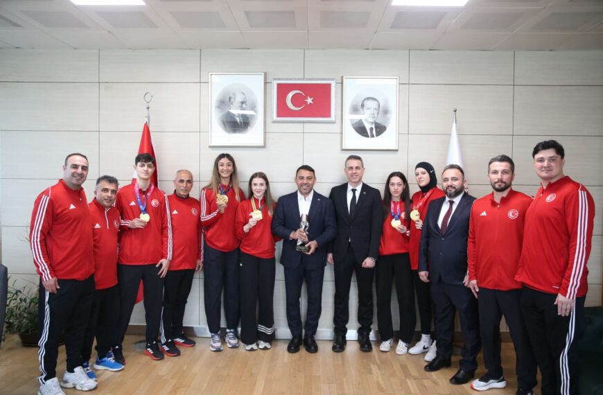 Şampiyonlardan Sayın Yerlikaya’ya Ziyaret