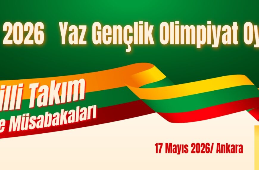 Dakar 2026 Yaz Gençlik Olimpiyat Oyunları Milli Takım Seçme Müsabakaları