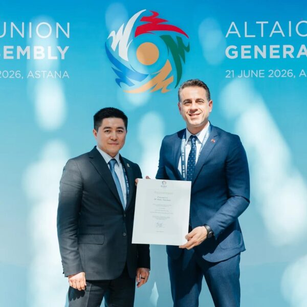 Başkanımız Tanrıkulu, Altay Taekwondo Birliği Asbaşkanı Oldu