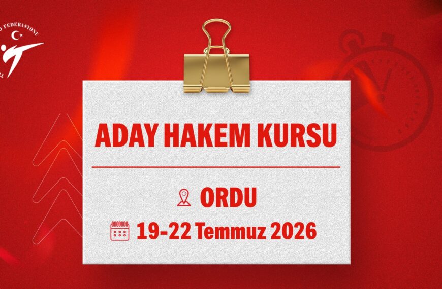 Aday Hakem Kursu (Ordu / 19-22 Temmuz 2026)