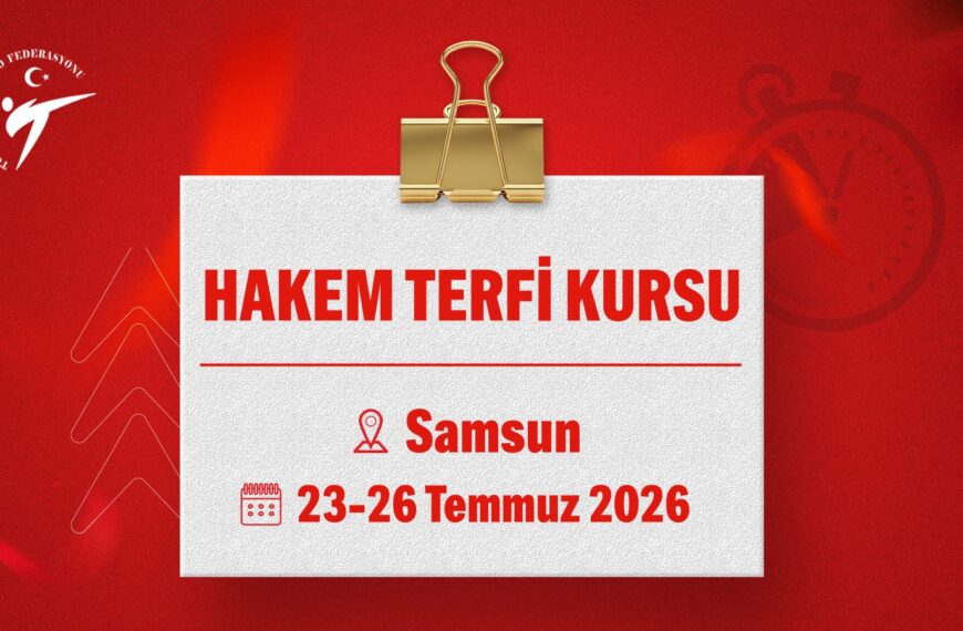 Hakem Terfi Kursu (Samsun / 23-26 Temmuz 2026)